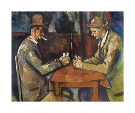 The Card Players, 1890-92 - Paul Cezanne Painting